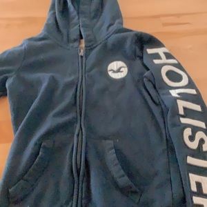 hollister zip-up sweatshirt